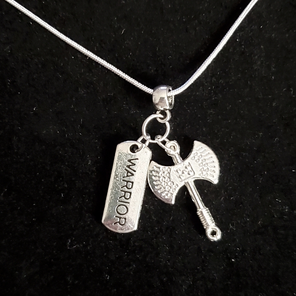 The Warrior 22" Inch .925 Sterling Silver Necklace